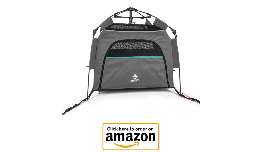 Sherpa U Pet Tent Portable Pet House - Gray, One Size